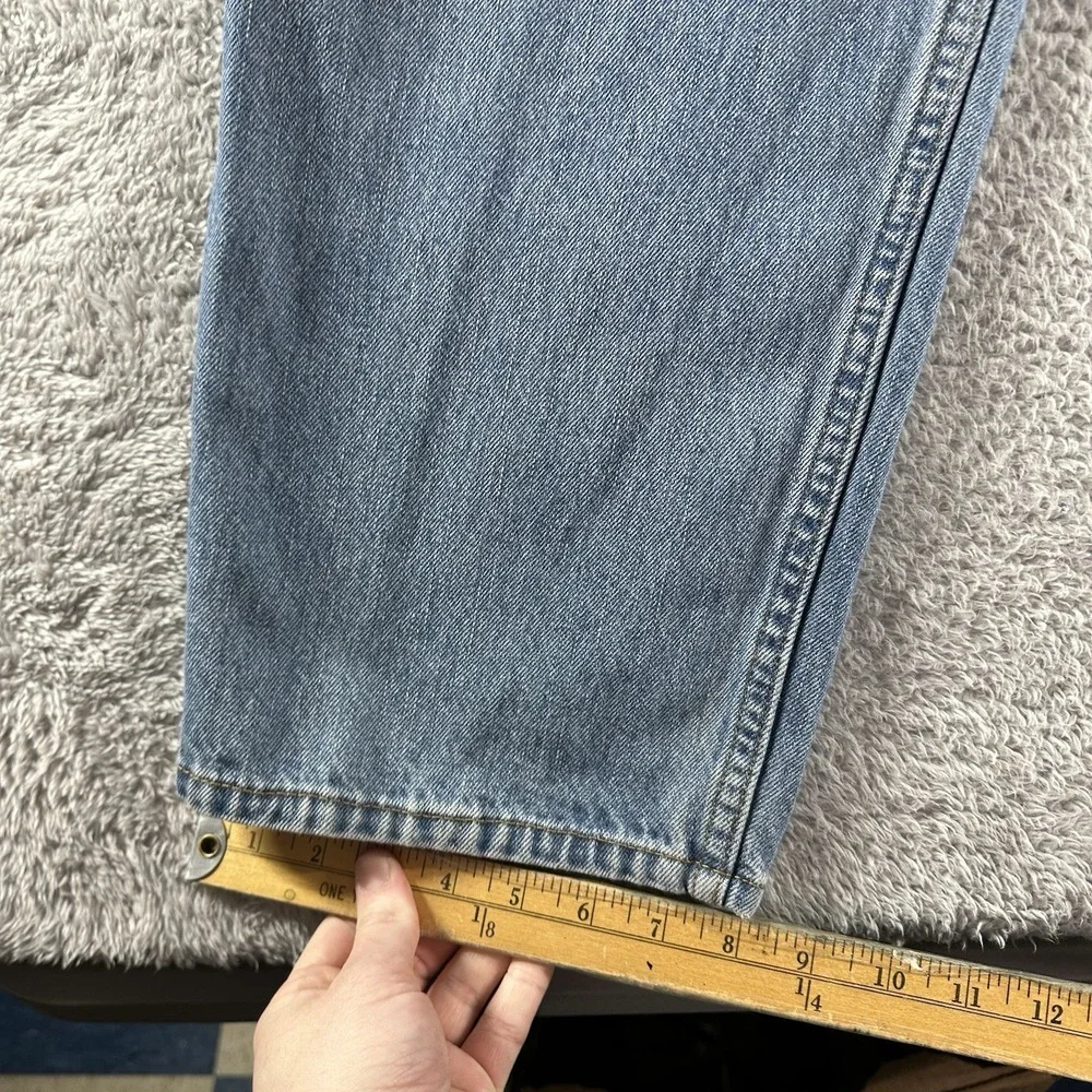 VINTAGE Levi's 550‎ Jeans Mens 40x30 Light Wash Distressed Fading